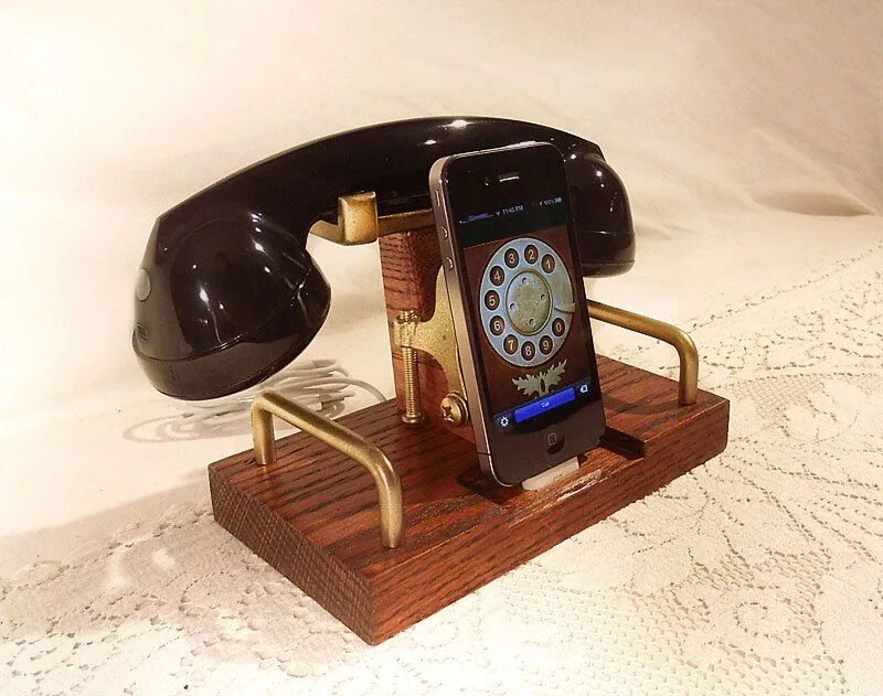 Поделки самоделки телефон нужное из ненужного - Самое интересное в блогах Iphone dock, Iphone accessories,