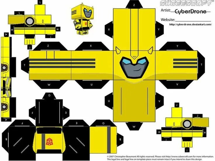 Поделки самоделки трансформер Transformers Cubeecraft ! - Taringa! Transformers birthday parties, Transformer 