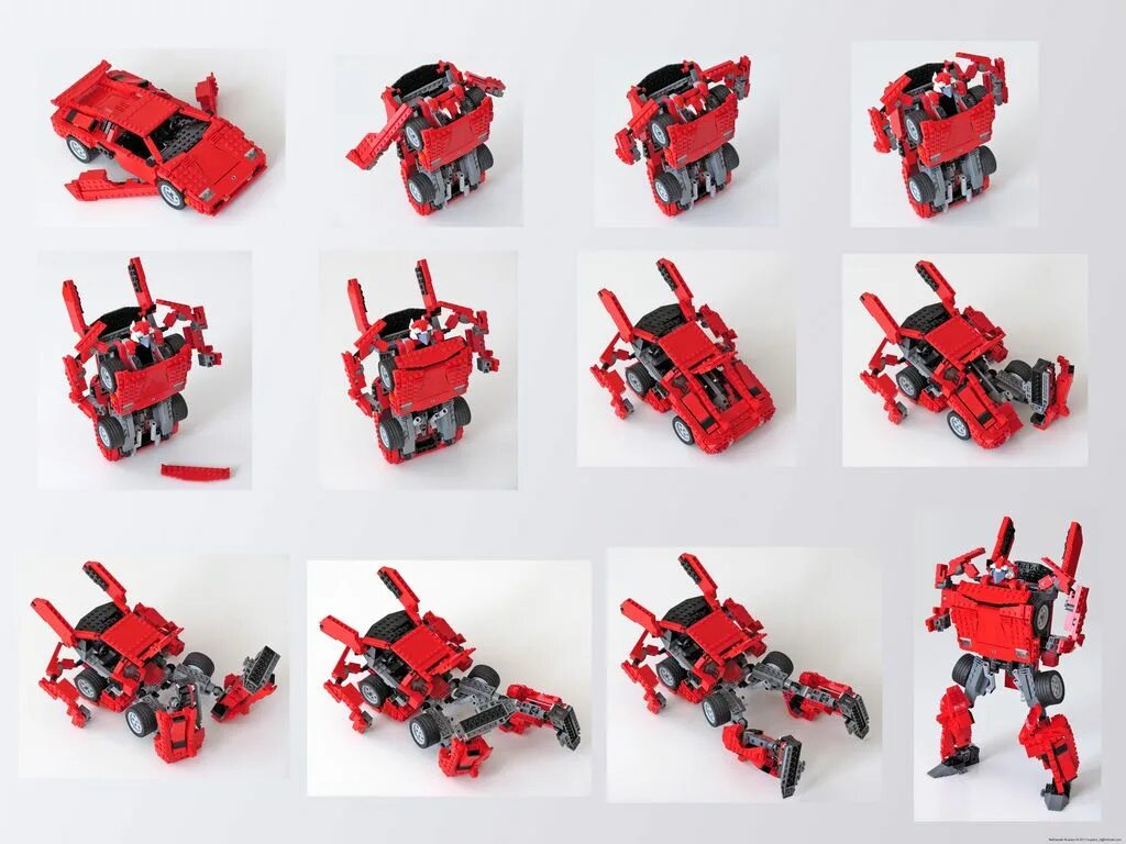 Поделки самоделки трансформер Nathanael Kuipers New Lamborghini - LEGO Technic, Mindstorms & Model Team Lego t