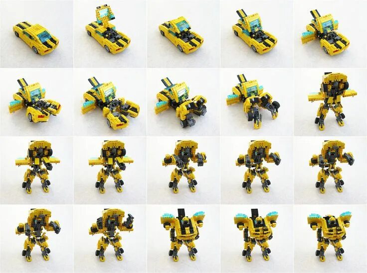 Поделки самоделки трансформер Bumblebee (4) Lego transformers, Lego, Lego design