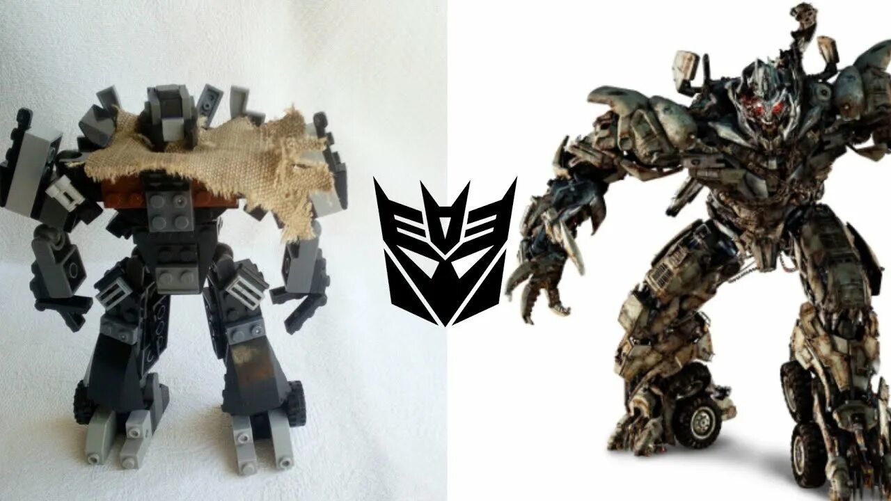 Поделки самоделки трансформер Lego Transformers #16 Dark of the Moon Megatron - YouTube