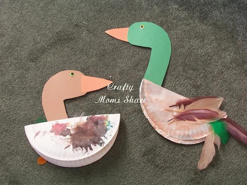Поделки самоделки утка Spring Time Visitors Pond crafts, Preschool crafts, Crafts