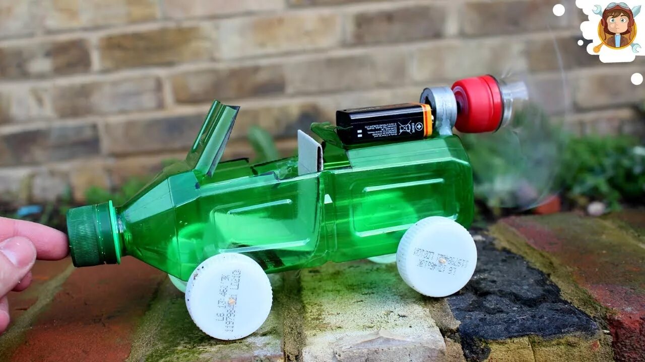 Поделки самоделки ютуб How to make a Car - Powered Car - Very Simple - YouTube