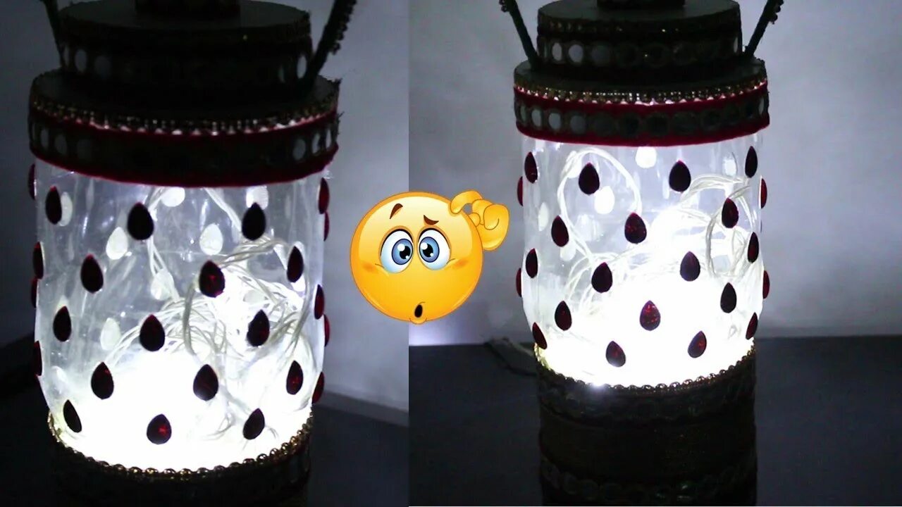 Поделки самоделки ютуб How to make Table Lamp from Plastic bottle I DIY Best out of waste I Creative Di