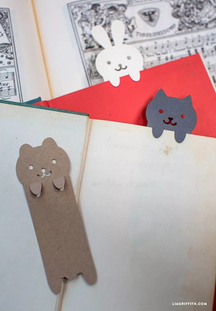 Поделки самоделки закладки DIY Papercut Animal Bookmarks - Lia Griffith Diy paper, Diy bookmarks, Diy proje