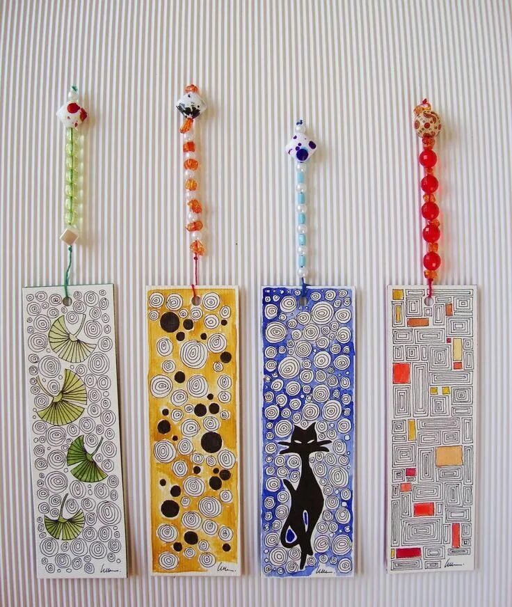 Поделки самоделки закладки Marcapáginas personalizado sobre papel de acuarela / Customized bookmark on wate