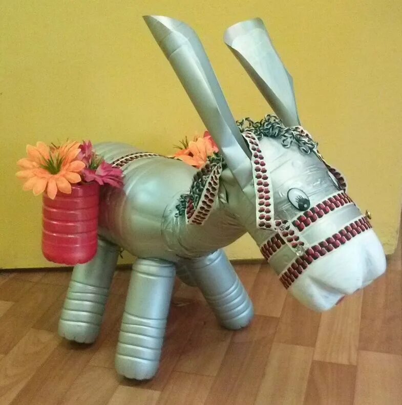 Поделки самоделки животные ВТОРАЯ ЖИЗНЬ МУСОРА