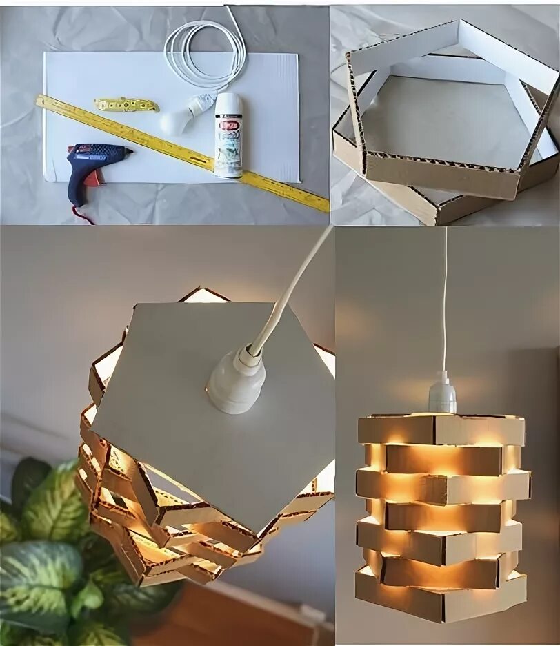 Поделки светильники своими руками Faça vc mesmo e embeleze sua casa - Simples Decoração Diy para a casa, Luminaria