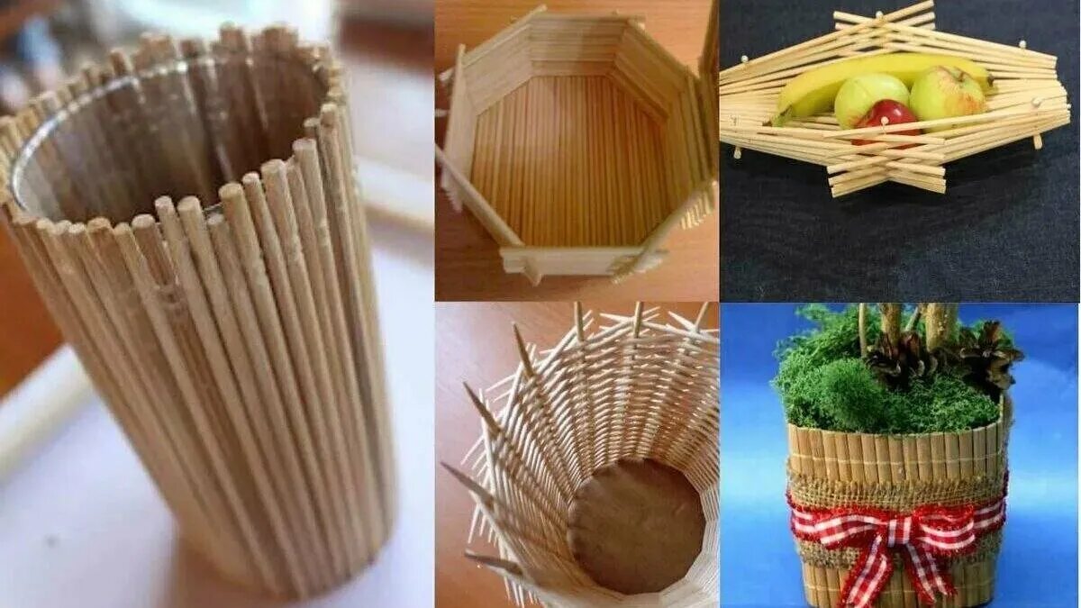 Поделки своими руками фото простые Удивительные предметы из мусора, которые можно сделать своими руками Рябина - Вс