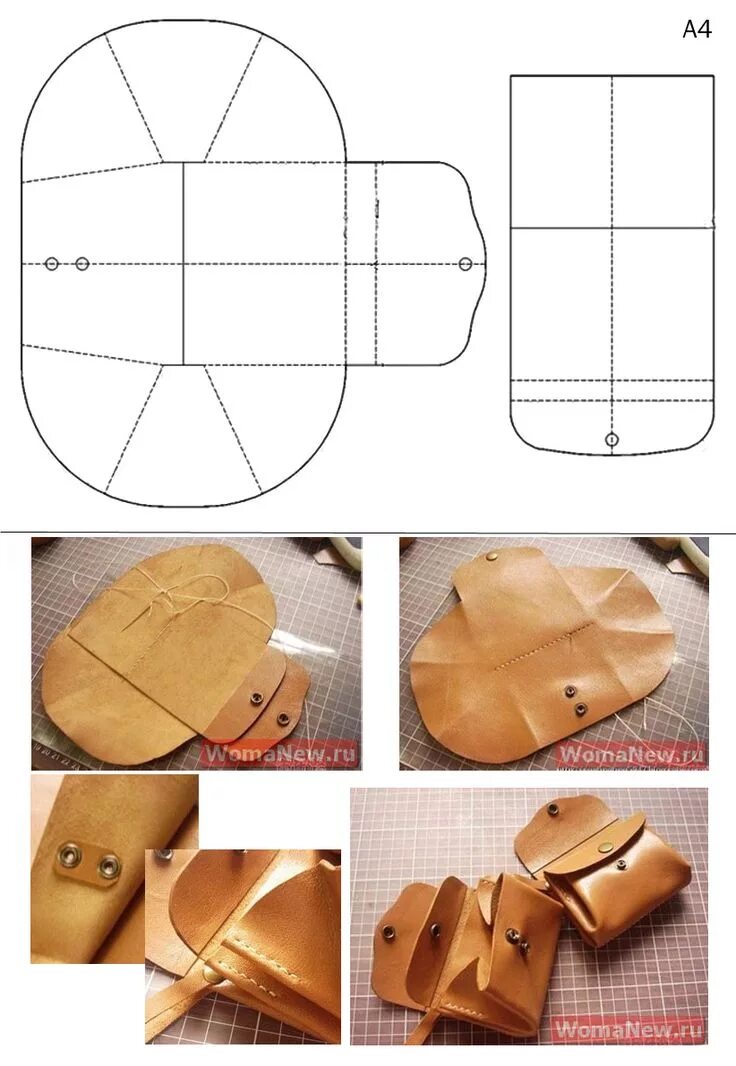 Поделки своими руками из кожи выкройки portefeuille Créations en cuir, Artisanat en cuir, Sac en cuir diy