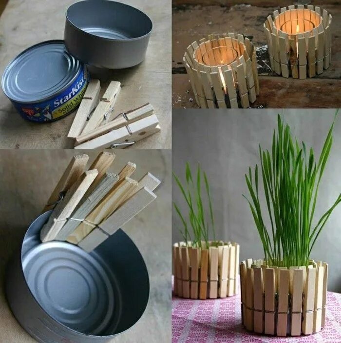 Поделки своими руками из подручных фото 1001+ Ideas for Crafting with Tin Cans at Home