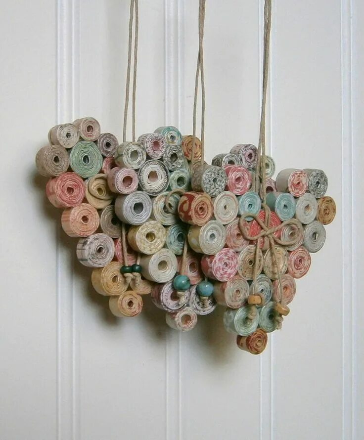 Поделки своими руками оригинальные идеи фото Eski Dergileri Ev Dekorunda Kullanmanın 22 Farklı Yolu Recycled paper crafts, Ma