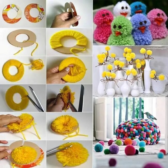 Поделки своими руками в домашних условиях Pin em Bricoler Trabalhos manuais, Decoração artesanal, Artesanatos fáceis