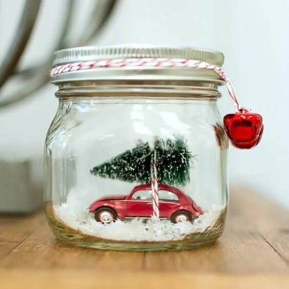 Поделки в банке своими руками фото Pin on Ornaments Mason jar christmas crafts, Christmas jars, Xmas crafts