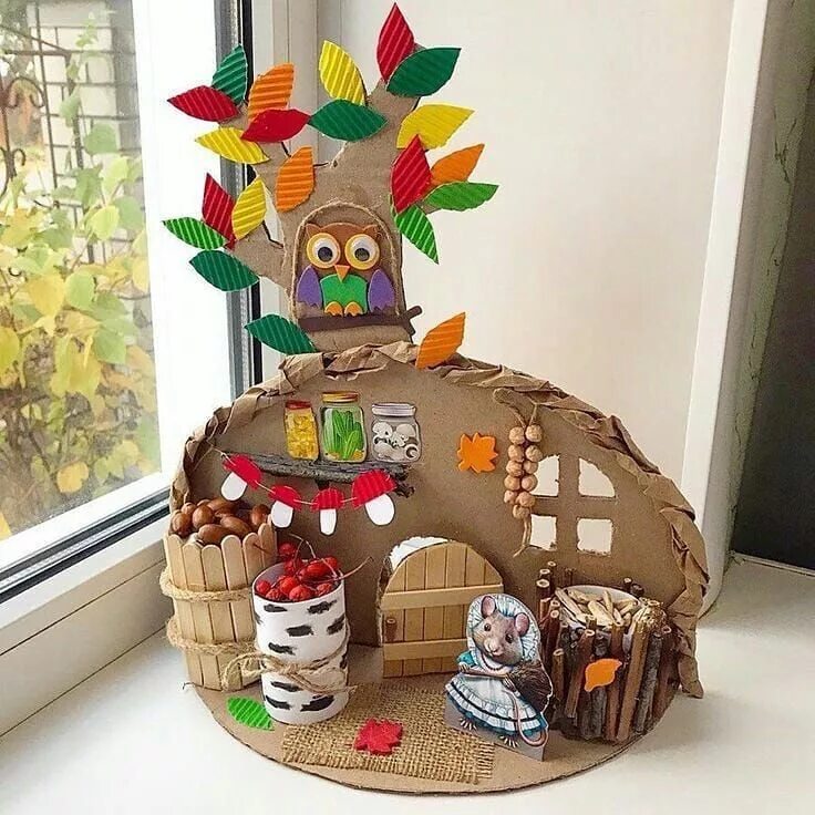 Поделки в детский сад фото Поделки и игры для детей Kids art projects, Craft activities for kids, Art for k