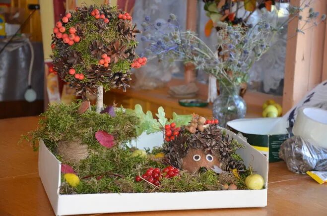 Поделки в детский сад фото Какие поделки можно сделать для детсада на тему осень?