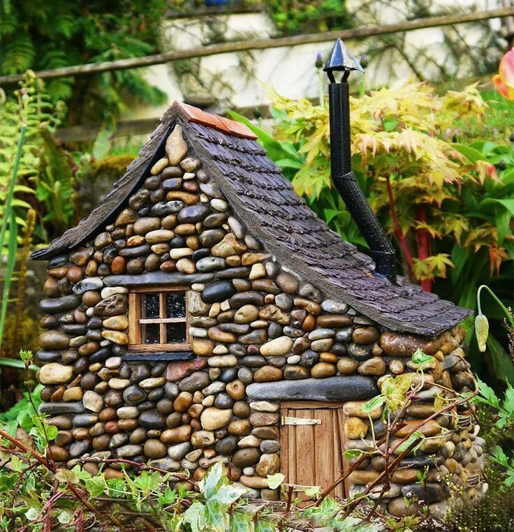 Поделки в домашних условиях фото Épinglé sur próximas manualidades Jardin de maison féerique, Maisons de fées, Ja