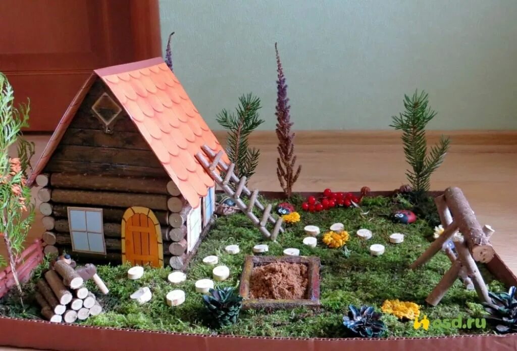Поделки в домашних условиях фото Мастер-класс "Самый красивый домик" 2020, Гудермесский район - дата и место пров