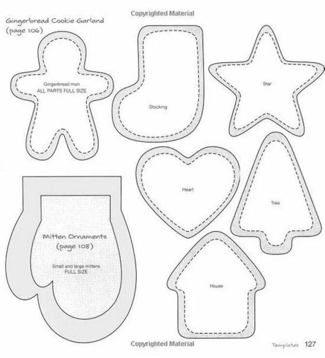 Поделку из ткани выкройки Как сделать новогодние поделки из фетра Christmas ornament template, Diy felt ch