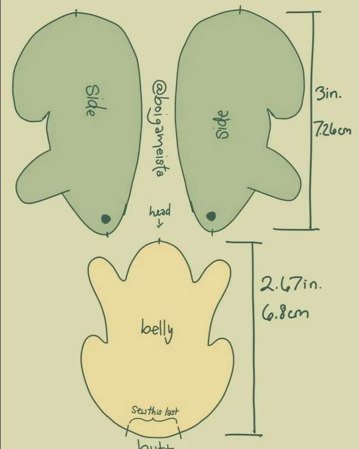 Поделку из ткани выкройки выкройка лягушки из пинтереста Дзен