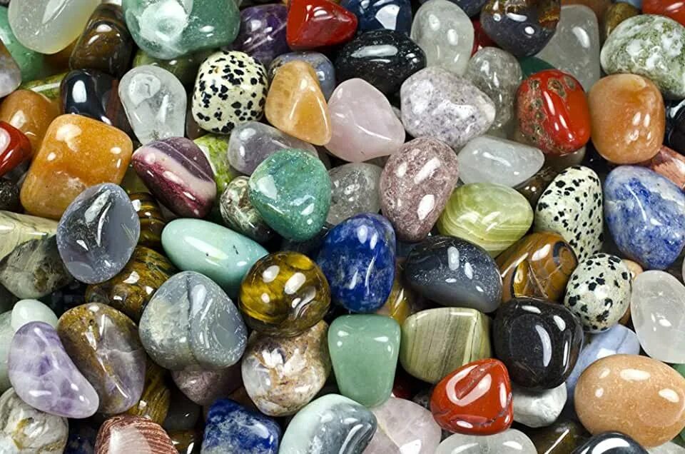 Поделочные камни фото Amazon.com: Assorted Gemstones