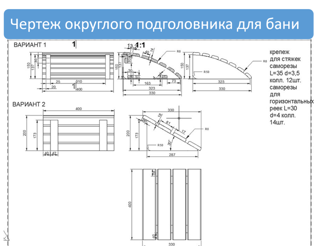 Подголовник для бани в парилку чертеж Подголовники и лежаки для бани. Подголовник для бани своими руками чертежи