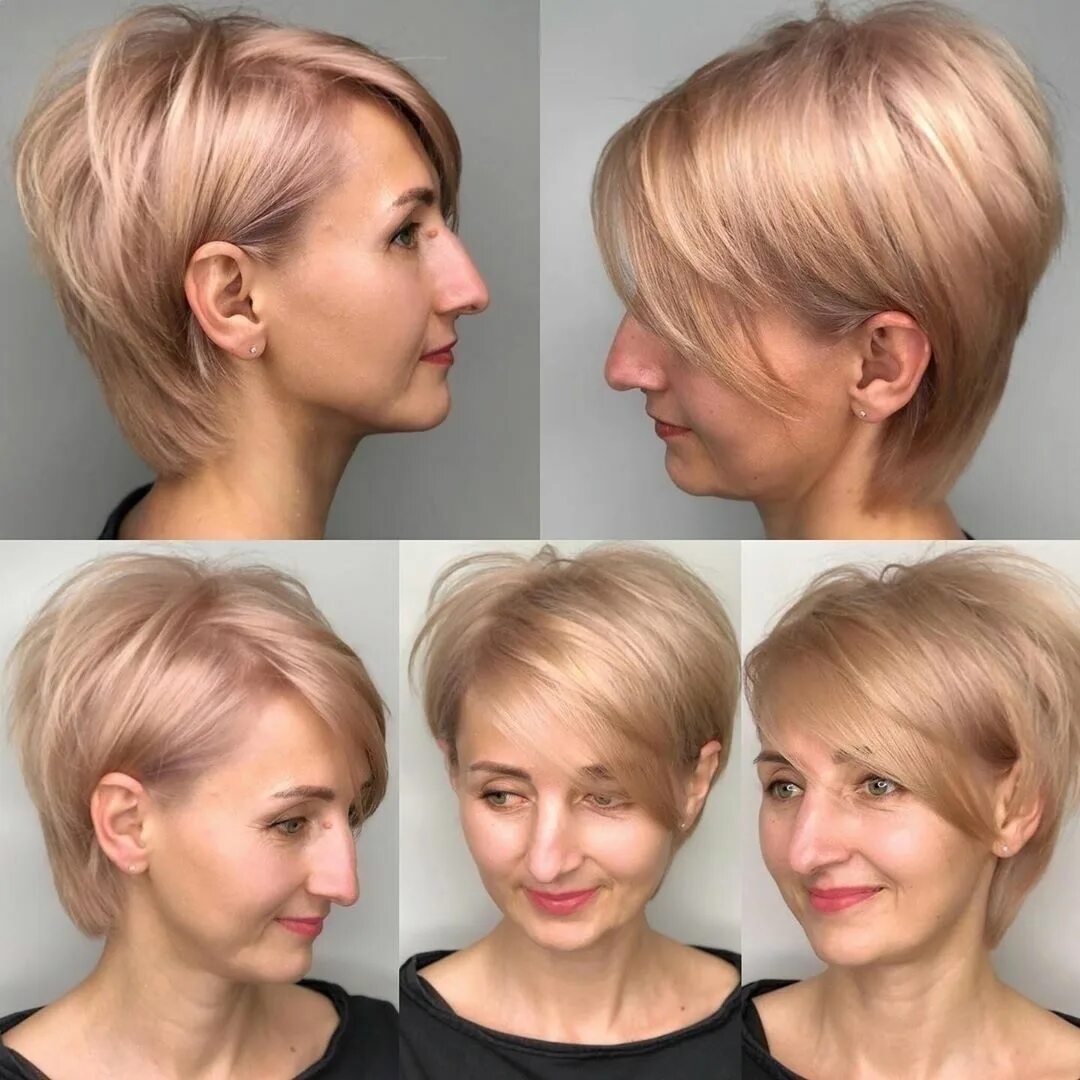 Подходящая прическа для тонких волос Fashionable haircut looks stylish, unlike unformed, just growing hair 2023 Модны