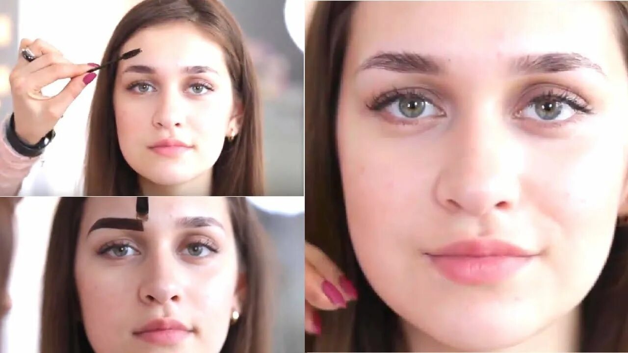 Подходящие брови по фото How to Change Perfect Best Eyebrow Shape For Round Face 2020 - YouTube