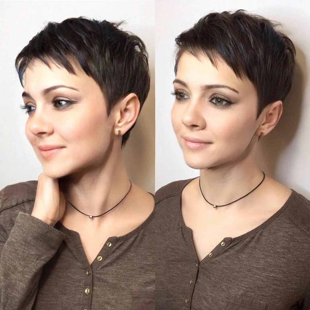 Подходящие короткие стрижки 115 фото стрижки пикси для женщин разных видов Short hair haircuts, Cute hairsty