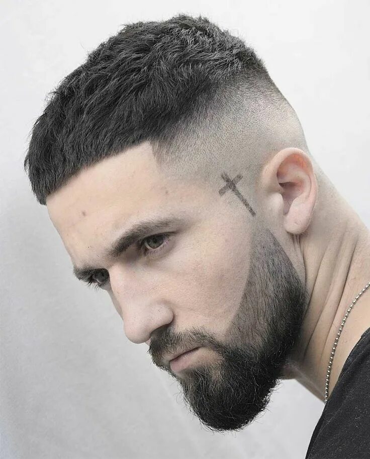 Подходящие стрижки мужские Caesar Haircut: +25 Fade, Light & Dark Caesar Hairstyle Ideas Mens hairstyles sh