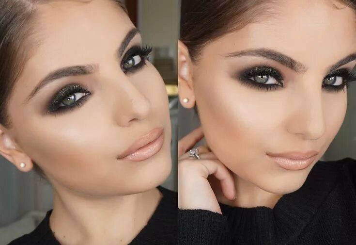 Подходящий макияж Glam Grunge Inspired Smokey Eye Tutorial Dark smokey eye makeup, Smokey eye tuto