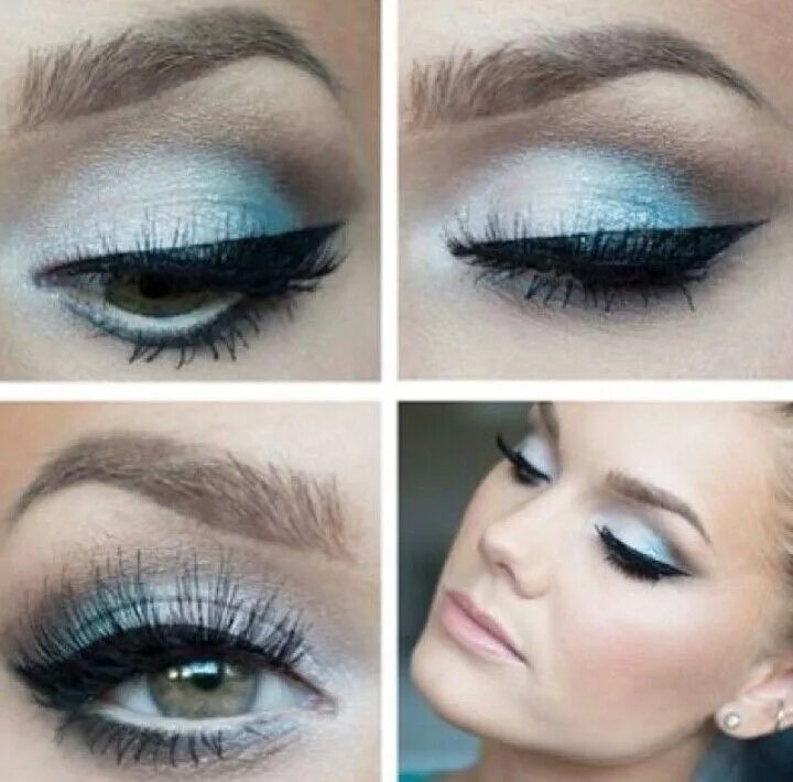 Подходящий макияж для голубых глаз Pin on Dress Up Eye makeup, Eye makeup cut crease, Eye bags makeup