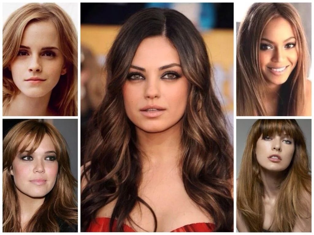 Подходящий цвет волос по фото звезды clear spring Hairstyles for layered hair, Dark brunette hair, Hair styles