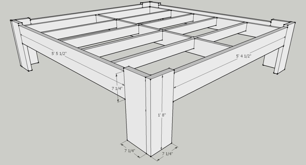 Подиум кровать своими руками схема DIY Bed Frame Plans Diy bed frame plans, Bed frame plans, Diy bed frame