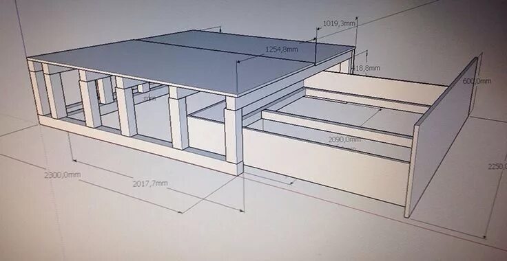 Подиум кровать своими руками схема Bau dein eigenes Büro Schlafzimmer diy, Podest bauen, Zimmergestaltung