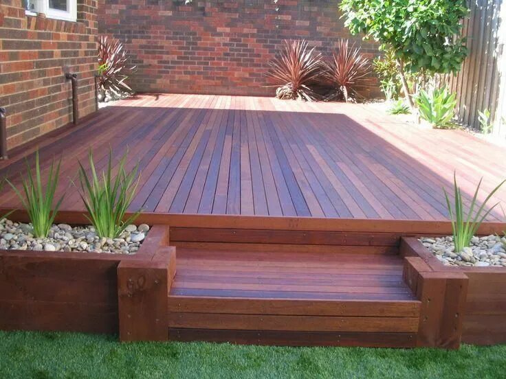 Подиум на даче своими руками Read on to discover some great, modern garden decking ideas that will totally tr