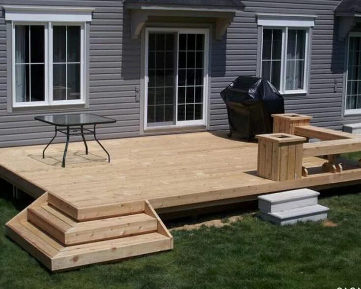 Подиум на даче своими руками Make most of the space in your yard for Small deck ideas - Decorifusta Small bac