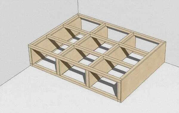 Подиум своими руками чертежи Кровать -подиум: описание, применение, монтаж.