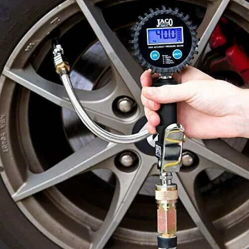 Подкачка колес фото Jaco Flowpro Digital Tire Inflator With Pressure Gauge 200 Psi eBay