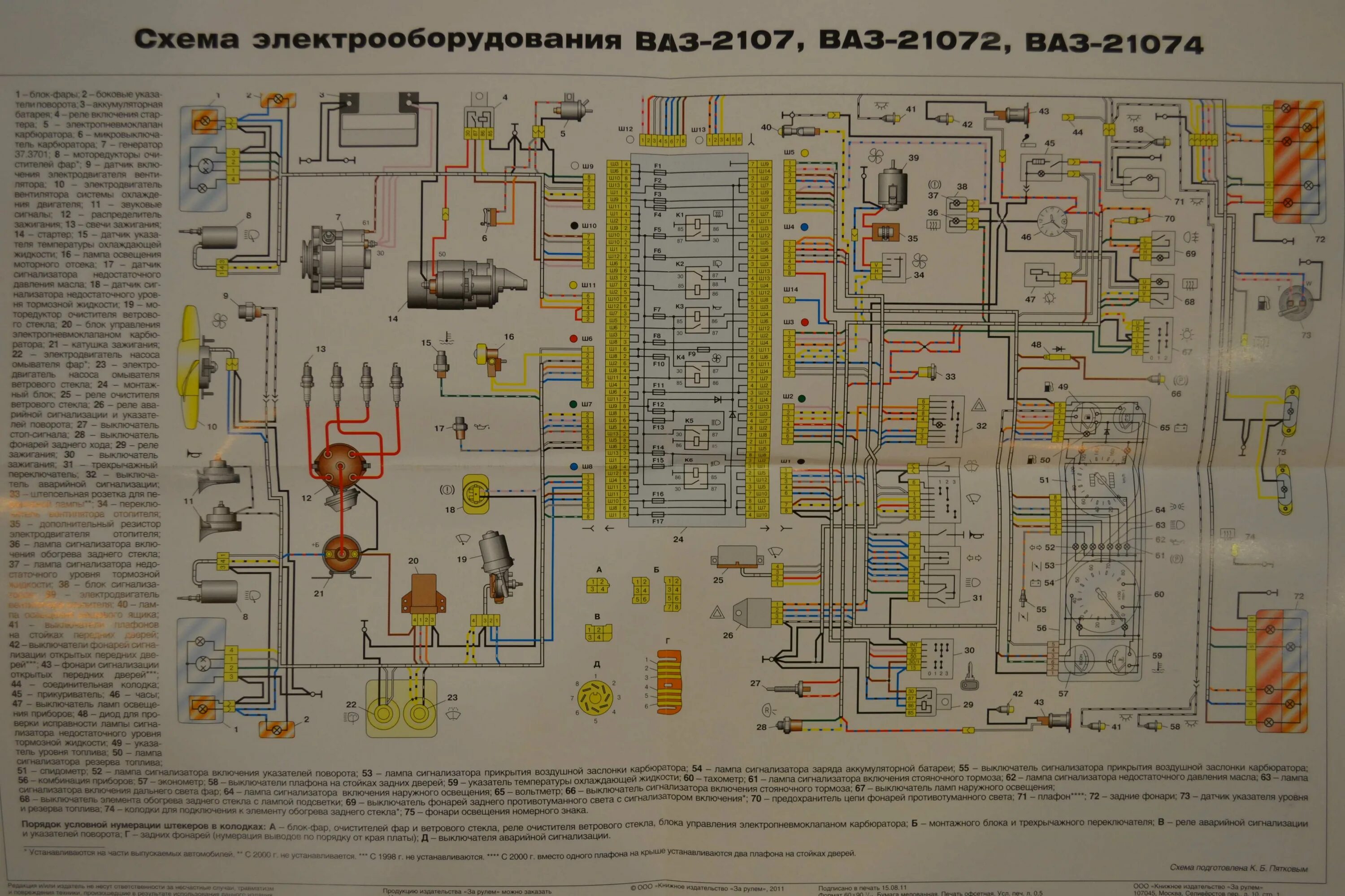 Подкапотная проводка ваз 2107 инжектор схема подключения Схема ваз 2104 инжектор LkbAuto.ru