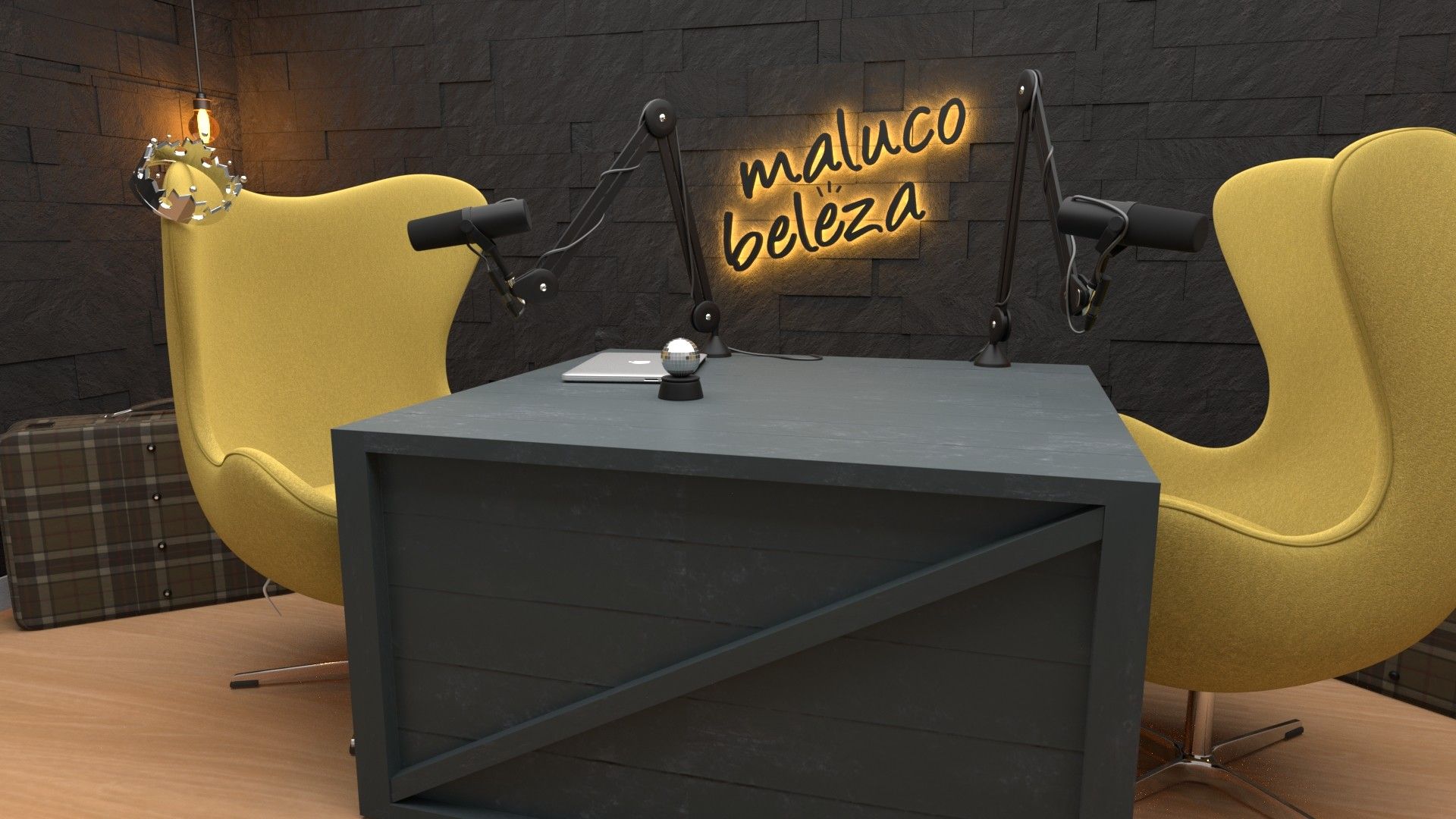 Подкаст про дизайн интерьера Maluco beleza studio Podcast studio, Studio room design, Home studio music