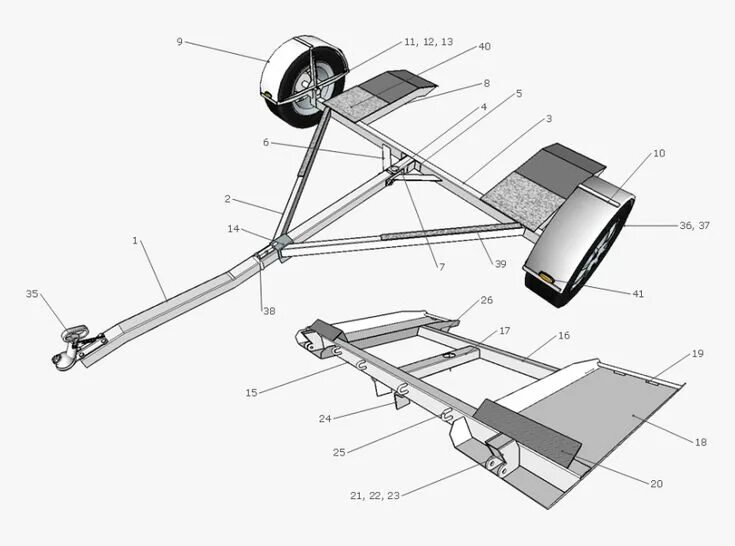Подкат своими руками чертежи размеры фото Planos Para Remolque Dolly, HD Png Download is free transparent png image. To ex