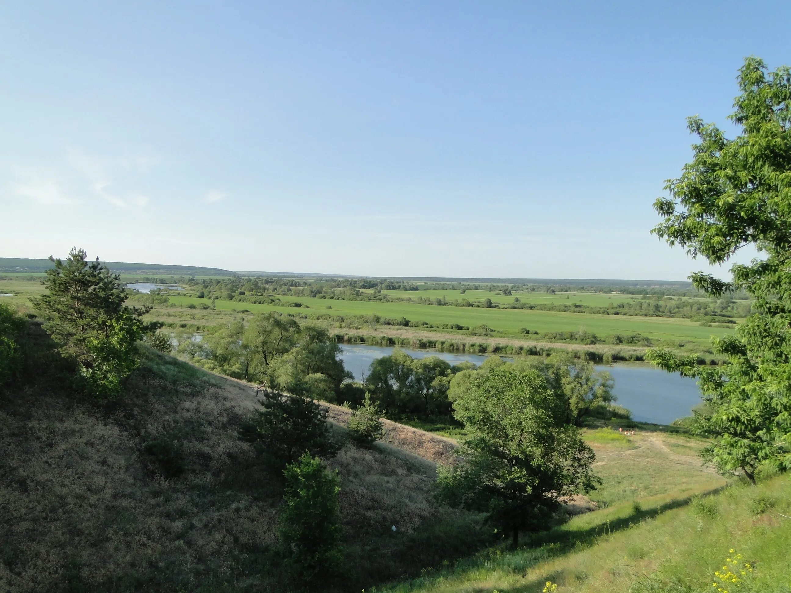 Подклетное воронеж фото File:Большое озеро в поселке Подклетное - panoramio.jpg - Wikimedia Commons