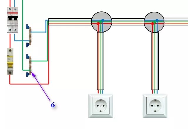 Подключение 1 2 x 1 4 Как подключить розетку на 4 гнезда: два способа достичь одной цели