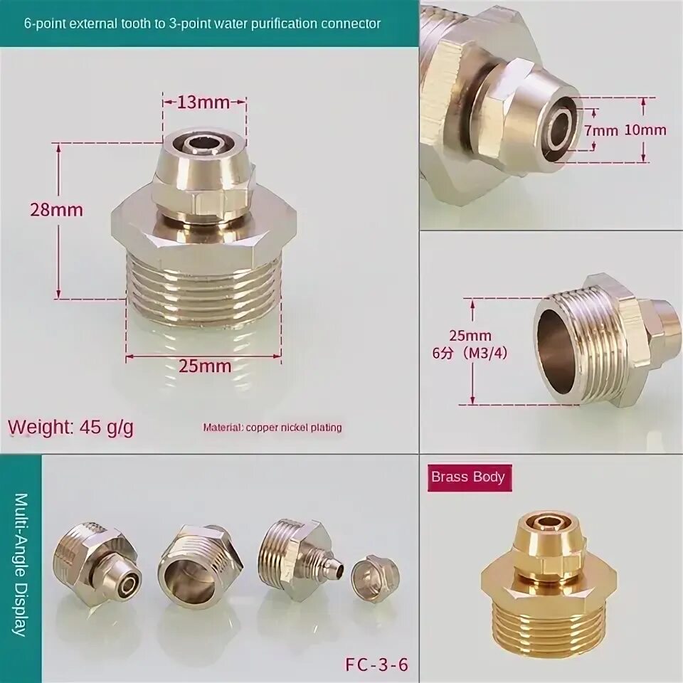 Подключение 1 4 дюйма Детали для инструментов: adapter m20 м14 - купить по выгодной цене в интернет-ма