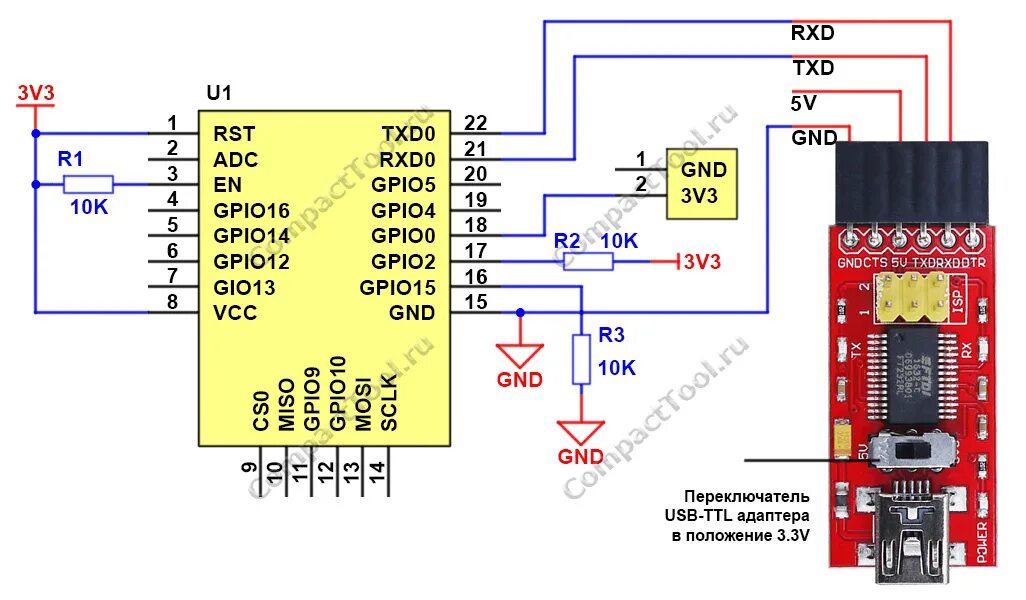 Подключение 1 77 дисплея к esp8266 Модуль WiFi ESP-12E чип ESP8266 купить оптом и в розницу в СompactTool с доставк