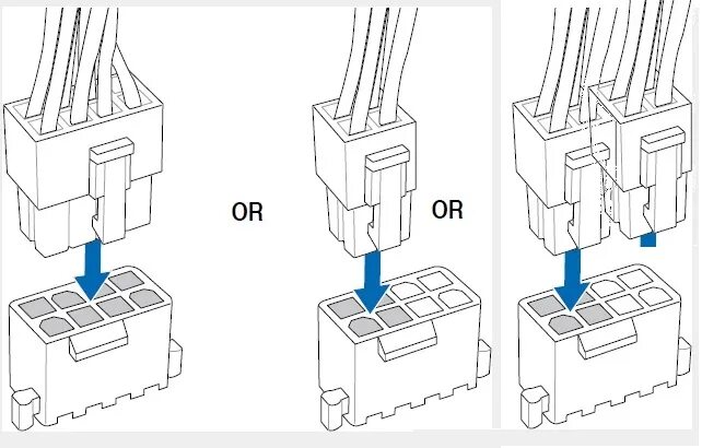 Подключение 1 8 4x4 CPU power won't fit PSU TechPowerUp Forums