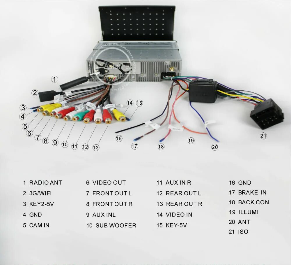 Подключение 1 din Купить один din универсальный автомобиль радио автомобилей dvd gps навигация blu