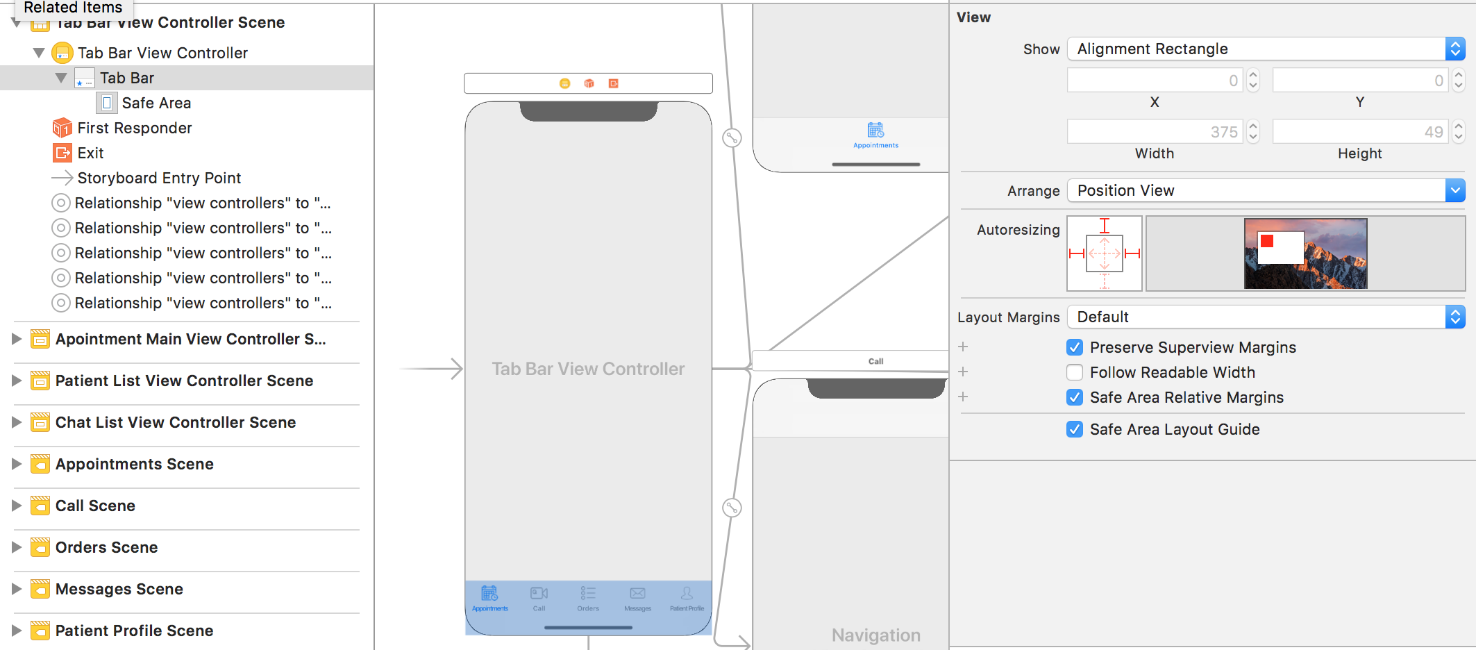 Подключение 1 точки ios - Tab Bar controller on iphone x - Stack Overflow