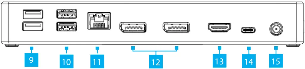 Подключение 10 гбит с StarTech DK31C2DHSPD USB-C 10 Гбит / с Gen 2 док-станция для трех мониторов Руко